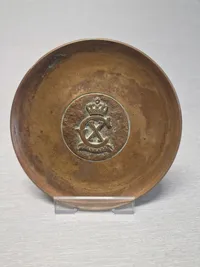 Original bronze fad for chauffør Krone 1
