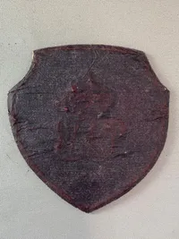 Originalt blasermærke fra De Danske Forsvarsbrødre