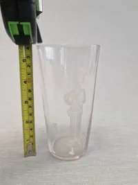 Sjælden originalt jubilæums glas fra den kongelige livgarde - 1658-1908 - glasset er blæst på Fyns Glasværk