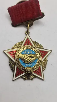 Russisk Medal "To a Warrior-Internationalist from the Grateful Afghan People” . Original