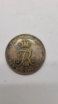 erindringsmedalje fra 1908, der markerer 250-års jubilæet for Den Kongelige Livgarde. Original