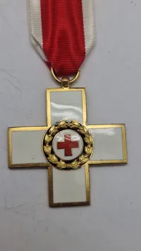 Tysk Røde Kors Medalje 2. klasse, der blev tildelt mellem 1924 og 1934. Original