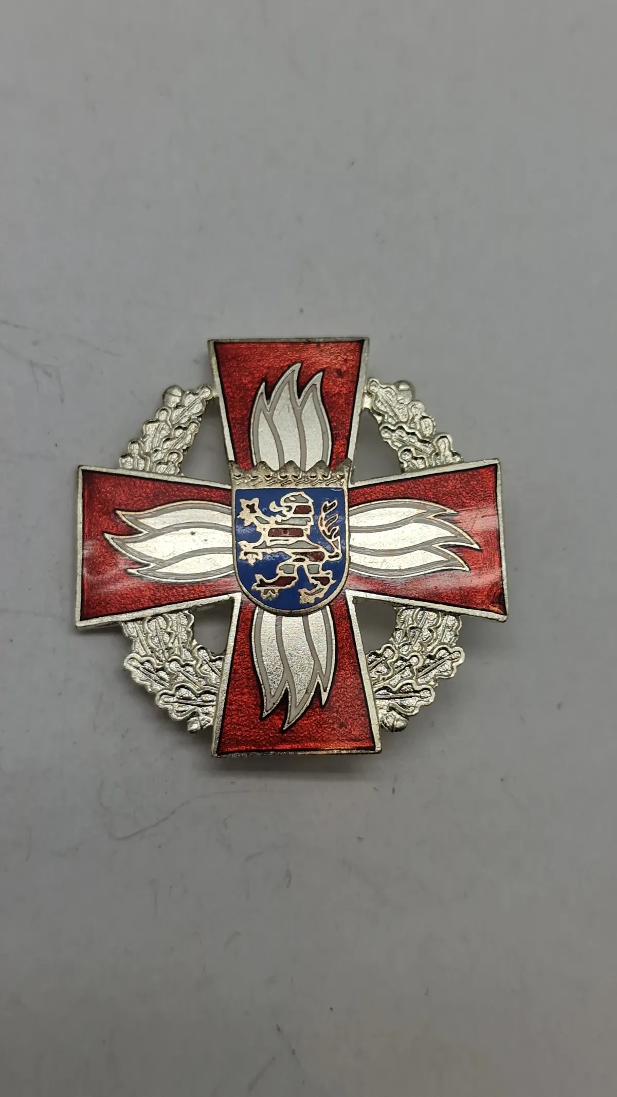 Tysk Hessen Feuerwehr-Ehrenzeichen. Original