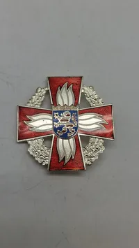 Tysk Hessen Feuerwehr-Ehrenzeichen. Original