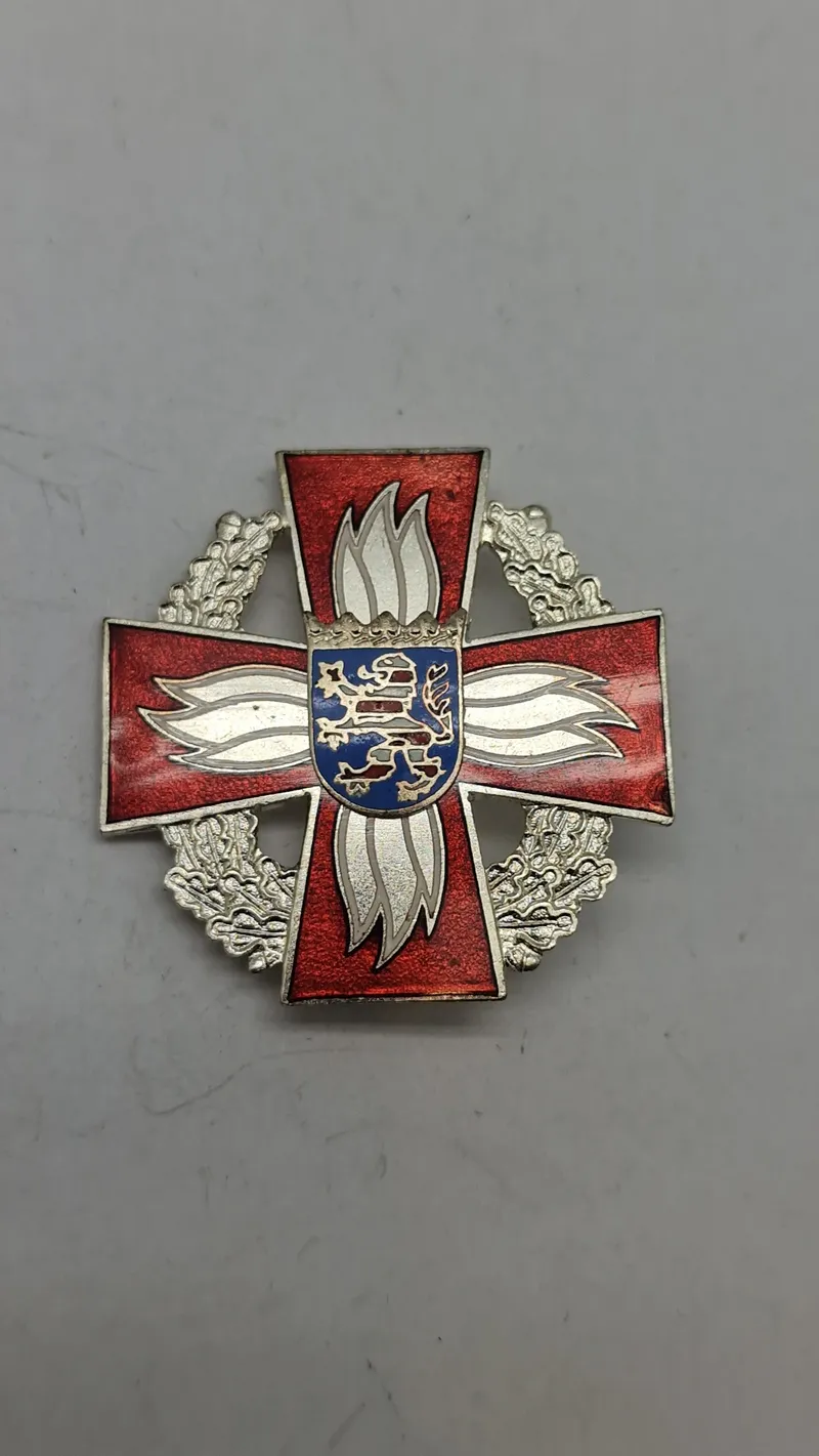 Tysk Hessen Feuerwehr-Ehrenzeichen. Original