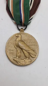 amerikansk European-African-Middle Eastern Campaign Medal. Original
