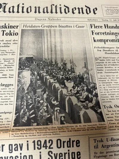 Original Avis: Hvidstensgruppen bisættes mm
