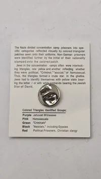 Mærke fra US Holocaust museum