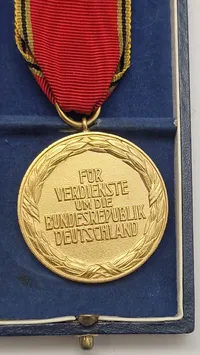 Bundesverdienstkreuz (Forbundsrepublikken Tysklands Fortjenstorden). Original