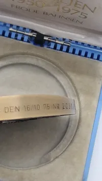 Sirius medalje med æske. Original
