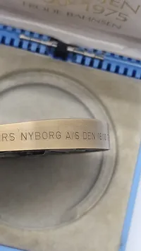 Sirius medalje med æske. Original