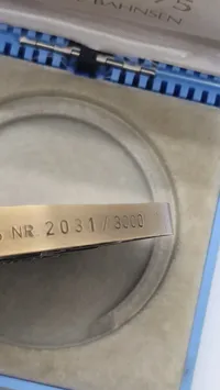 Sirius medalje med æske. Original