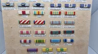 Samling sild på tavle Syd Vietnam . Originale