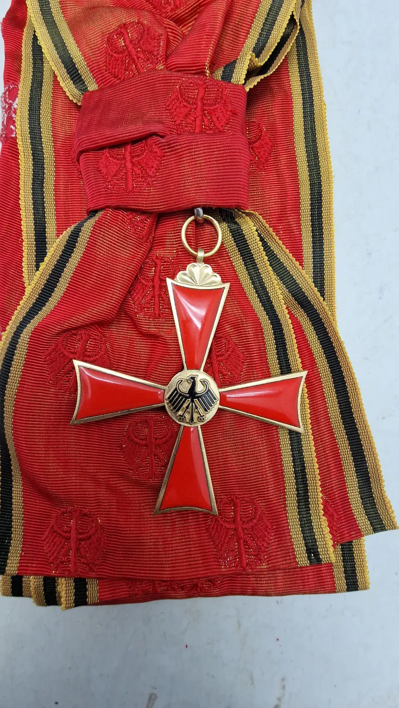 Forbundsrepublikken Tysklands fortjenstorden (Bundesverdienstkreuz). Original