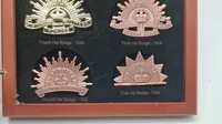 Samling australske “rising sun” mærker