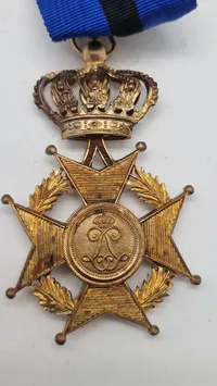 Belgisk Leopoldordenen II. Halskors  Original
