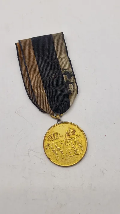 preussisk krigserindringsmedalje fra 1864 for deltagere i krigen i Slesvig-Holsten. Original