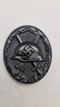 Verwundetenabzeichen in Schwarz. Original