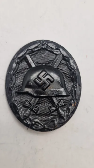 Verwundetenabzeichen in Schwarz. Original