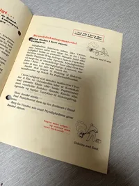 Original Dansk WW2 folder ved luftangreb