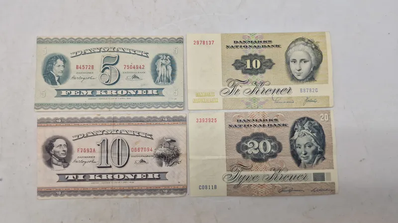 Samling danske pengesedler