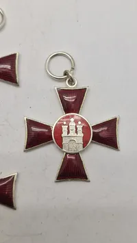 Samling tyske ww1 Hanseatenkreuz. Originale