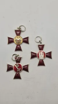 Samling tyske ww1 Hanseatenkreuz. Originale