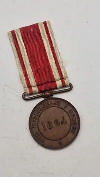 Dansk 1864 krigsdeltager medalje. Original