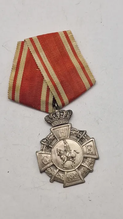 Medalje fra garderhusar foreningen 1912. Original