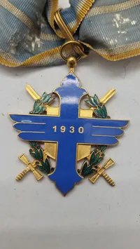 Order of Aeronautical Virtue (Ordinul Virtutea Aeronautică) fra Kongeriget Rumænien. Original