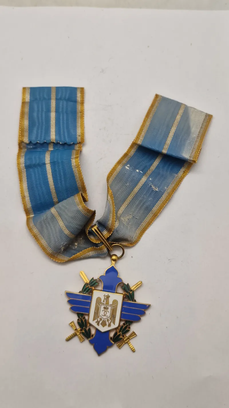 Order of Aeronautical Virtue (Ordinul Virtutea Aeronautică) fra Kongeriget Rumænien. Original