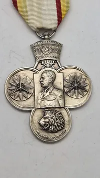 Etiopisk Haile Selassie I-medalje fra Koreakrigen. Original