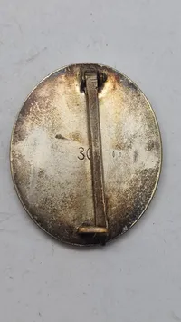Tysk VERWUNDETENABZEICHEN, Hersteller 30 - Hauptmunzamt Wien. Original