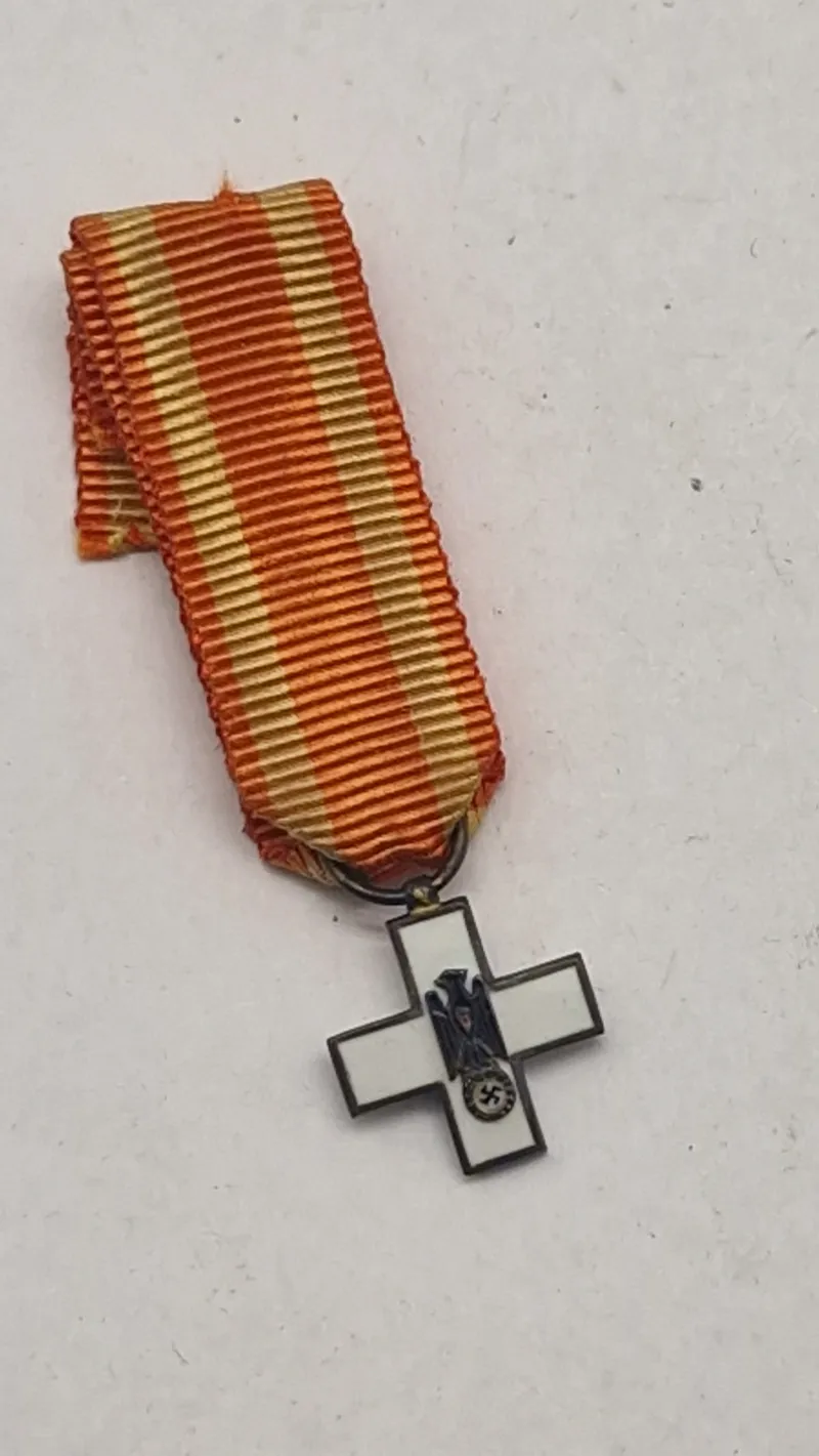 Tysk Røde Kors-medalje, miniature. Original