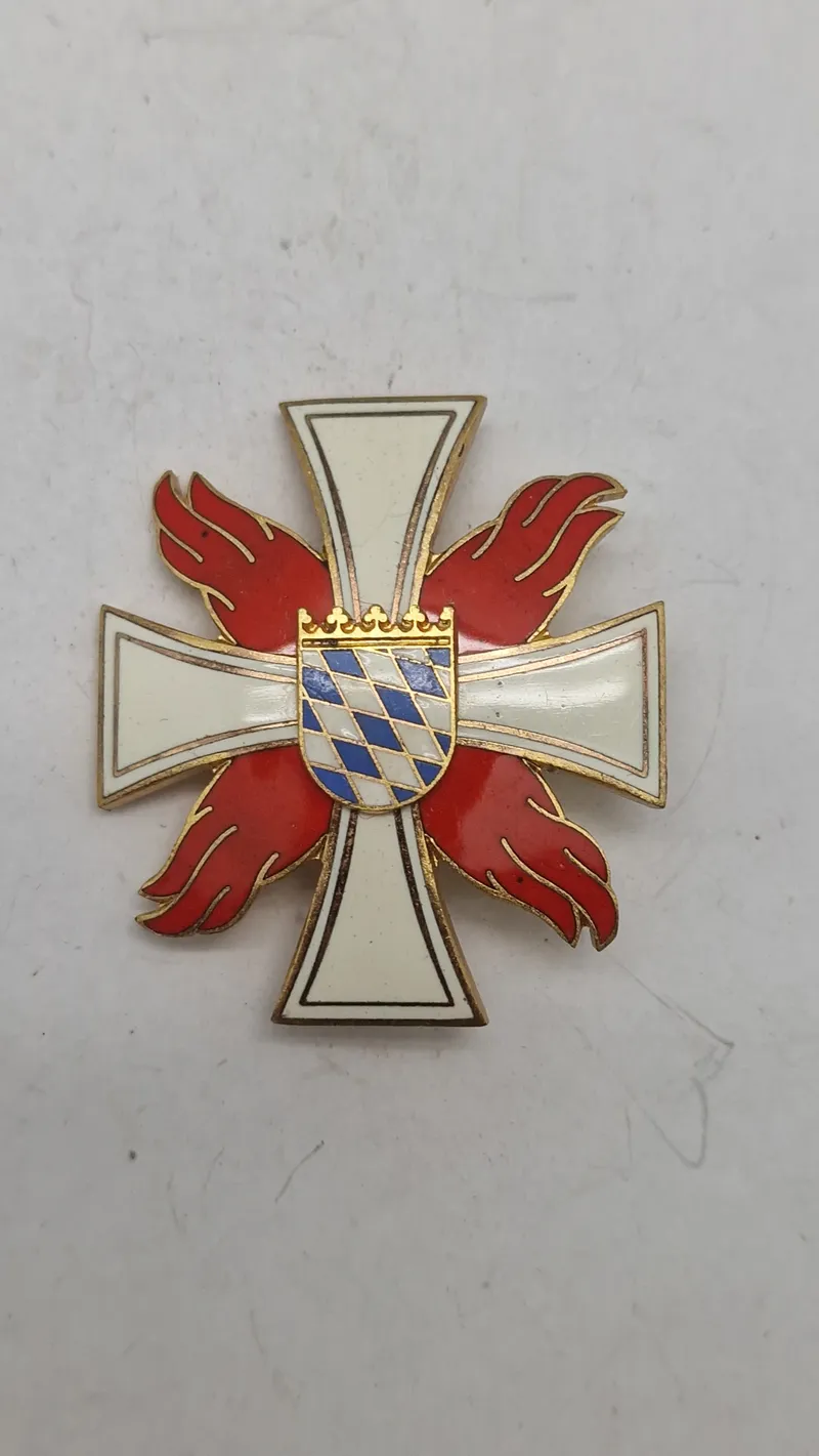 Tysk Bavarian Fire Service Special Merit Cross. Original