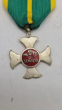 cross to merit of service in the Guardia di Finanza. Original