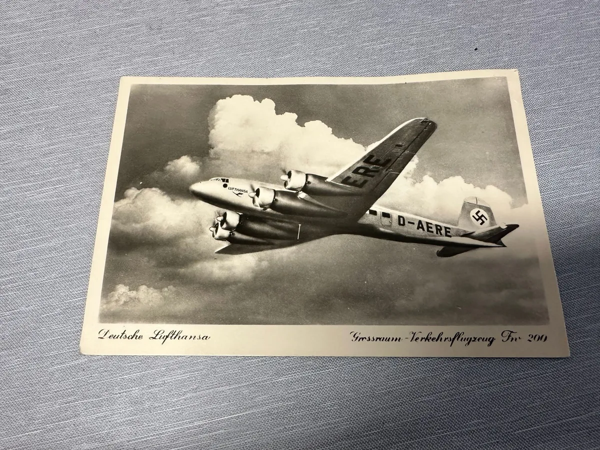 Originalt Tysk WW2 postkort, Luftwaffe