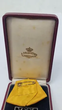 Dansk Hæderstegn for god tjeneste i brandvæsnet (Fire Department Long Service Medal), som blev indstiftet den 29. juli 1903. Original