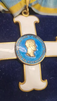Svensk medalje for gymnastik i æske