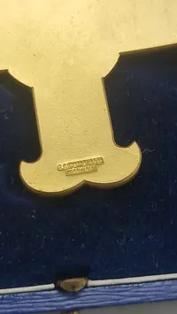 Svensk medalje for gymnastik i æske