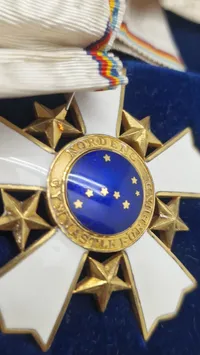 Svensk medalje for gymnastik i æske