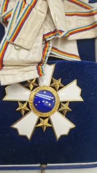 Svensk medalje for gymnastik i æske