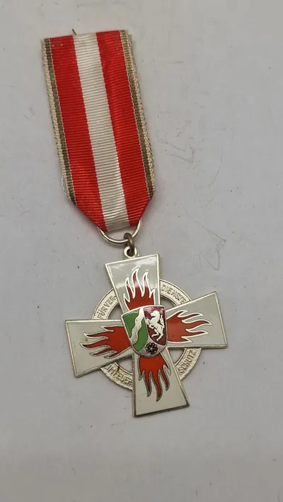 Tysk Nordrhein-Westfalen brandmedalje. Original
