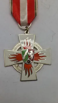 Tysk Nordrhein-Westfalen brandmedalje. Original