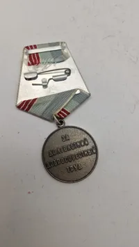 Russisk Veteran of Labour medalje. Original