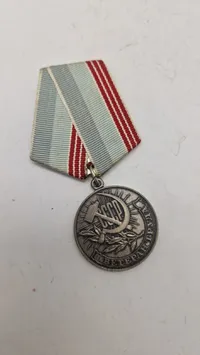 Russisk Veteran of Labour medalje. Original