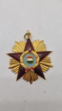 Fortjenstorden fra Den Ungarske Folkerepublik (Order of Merit of the Hungarian People's Republic). Original