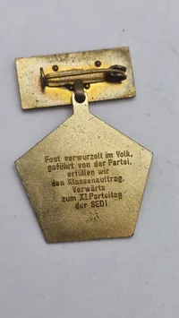 erindringsmedalje, der markerer 30-års jubilæet for den Nationale Volksarmee. Original