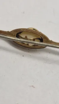 Forgyldt broche, start 1900 tallet