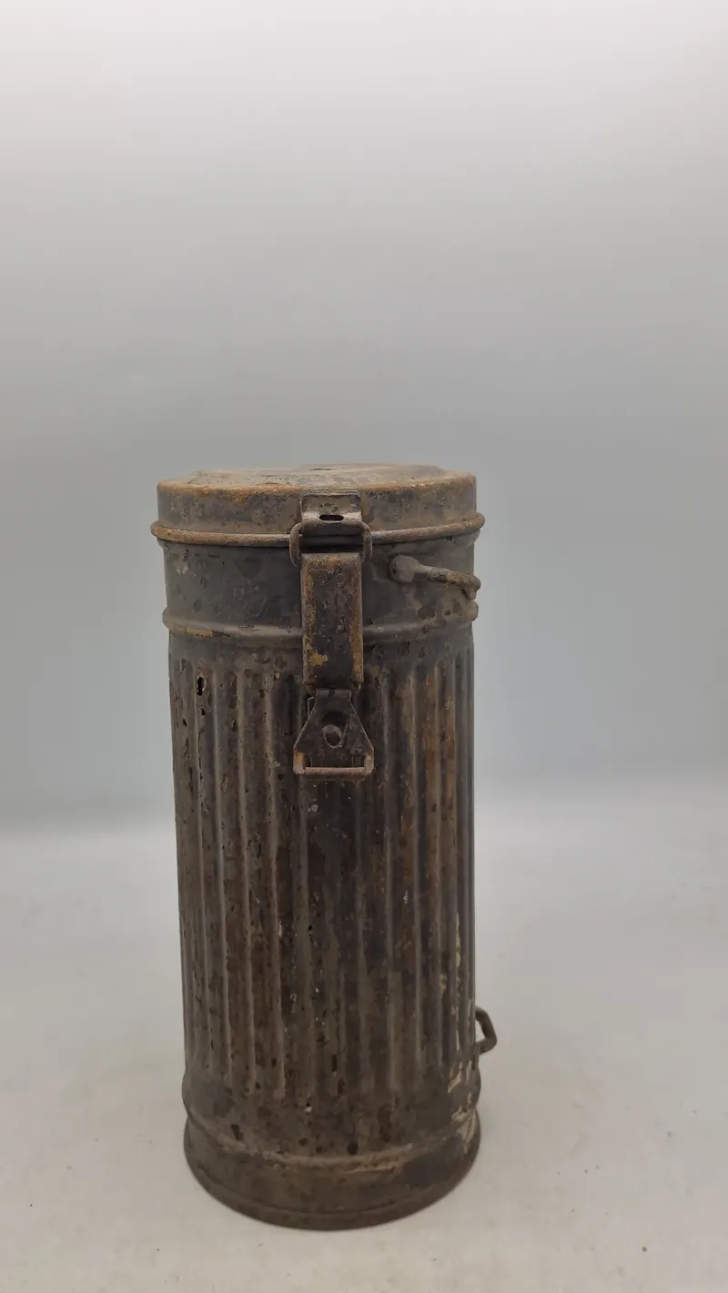 Tysk gasmaske hylster, ww2. Originalt